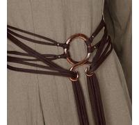 Cintura in vita da donna alla moda con nodo dettagli retrò corda in vita per aggiungere un tocco di eleganza a vari outfit elegante Cincher, Caff, Taglia unica