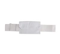Cintura in vita regolabile, con borsa Cintura di protezione del tubo peritoneale, durevole dialisi peritoneale Tubo peritoneale Stabilizzazione della cintura del tubo peritoneale per la(white)