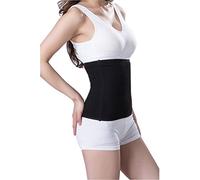 Cintura in vita, unisex da adulti, sottile, in morbido cashmere, traspirante, elastica, autunno e primavera, calda fascia addominale avvolgente, di sostegno, Uomo, Black, Taglia unica