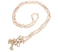 Cintura Intrecciata Corda Donna Vintage in Cotone Lino Beige | Lunghezza Regolabile, Uso Versatile, Vestibilità Confortevole, per Tutti i Giorni e Feste, Design Unico