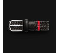 Cintura La Boucle Milano Elasticizzata Uomo Pelle Nero