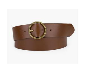 Cintura larga in pelle ATHENA Marrone 75 cm