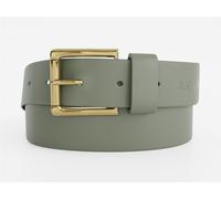 Cintura Levi's da uomo in pelle bovina pieno fiore al 100% ~ Olive Heritage