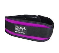 Gorilla Wear Cintura da donna da 10 cm, colore nero/viola, taglia S