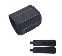 Cintura magnetica professionale unisex con 12 magneti robusti, viti di sicurezza, chiodi, punte per trapano, bulloni, gadget e organizer portatile (nero)