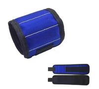 Cintura magnetica professionale unisex con 12 magneti robusti, viti di sicurezza, chiodi, punte per trapano, bulloni, gadget e organizer portatile (blu)