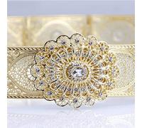 Cintura marocchina color oro Algeria per le donne gioielli da sposa lunghezza regolabile Caftano abito cintura
