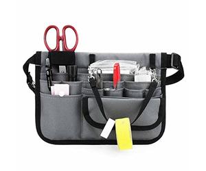 cintura marsupio multiutensile cintura tascabile, 1 pezzo organizer da cintura marsupio marsupio da 13 tasche custodia for kit di cura delle forbici