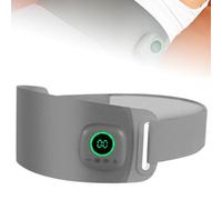 Cintura massaggiante addominale con 10 modalità EMS e termoterapia - impacco caldo a 3 livelli, tonificatore muscolare elettrico per eliminare i grassi, sollievo dal dolore,Grey