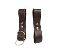 Cintura medievale in pelle con coulisse in vita borsa pozione tappata bottiglia per adulti Halloween LARP Cosplay accessorio, I