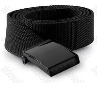 Cintura militare tattica in tela uomo donna con fibbia scorrevole cinta 125 cm
