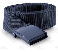 Cintura militare tattica in tela uomo donna con fibbia scorrevole cinta 125 cm