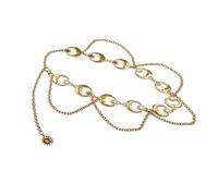 Cintura multifunzionale con ciondolo a forma di luna e stella, accessorio alla moda per le donne, perfetta aggiunta a qualsiasi ensemble, gioiello per il corpo, One Size, come descritto, come