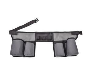 Cintura multiuso per utensili, a vita da 90 cm, cintura per attrezzi in rete, organizer per la pulizia con tasche multiple con regolazione regolabile che supporta una F