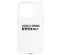 Cintura nera certificata Lean Six Sigma Custodia per iPhone 15 Pro