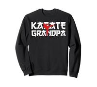 Cintura nera per karate, nonno, combattimento, stile di vita, amanti del karate Felpa