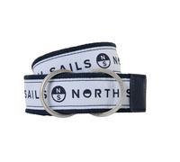 North Sails cintura belt nastro logato fibbia ring tessuto tecnico bianco