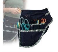 Cintura organizer da cucito con tasche multiple, cintura per attrezzi regolabile in vita, organizer per cucito, trapuntatura, fai da te, lavoro a maglia e progetti artistici