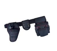 Cintura organizer regolabile multitasche per lavori in giardino, comoda borsa per riparazioni elettriche in tessuto 600D