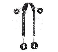 Cintura per Allenamento Nero, Protezione Polso E Coscia, Palestra Regolabile Yoga Kit - H19