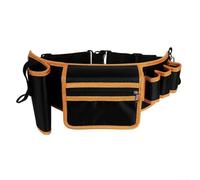 Cintura per attrezzi da elettricista con vita regolabile 6 tasche multiple per falegnami edili Borsa per attrezzi in tessuto Oxford Fibbie a sgancio rapido