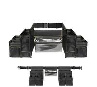 Cintura per attrezzi da giardinaggio, impermeabile regolabile, grembiule multiuso multi-sacchetto, organizer senza mani, 101 x 24 x 17 cm, ideale per lavori di falegname