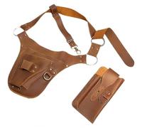 Cintura per attrezzi da giardino, cintura per attrezzi da giardino, organizer portatile in pelle PU pesante, multifunzionale per donne e uomini giardinieri
