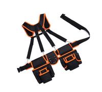 Cintura per attrezzi da lavoro ergonomica con scomparto multi tasca con cinghia imbottita rinforzata regolabile bretelle porta attrezzi multi tasca cintura con passante per martello