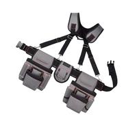 Cintura per attrezzi da lavoro ergonomica con scomparto multi tasca con cinghia imbottita rinforzata regolabile bretelle porta attrezzi multi tasca cintura con passante per martello