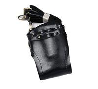 Cintura per attrezzi da parrucchiere - Marsupio per cintura portautensili - Borsa da parrucchiere in pelle sostenibile - Porta forbici multitasche stile barbiere - Marsupio regolabile per cintura A