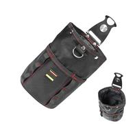 Cintura per attrezzi elettricisti, borsa per attrezzi tecnici, borsa per attrezzi per la lavorazione del legno con clip da cintura, borsa girevole per attrezzi da appendere rapidamente, porta attrezzi