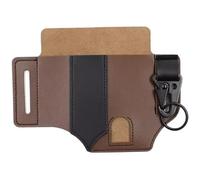 Cintura per attrezzi, Fodero multiuso per cintura Custodia multiuso in pelle marrone, con portachiavi, portaoggetti Borsa per torcia Cinture per attrezzi in pelle per uomo Regali da campeggi