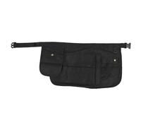 Cintura per Attrezzi, Mezzo Grembiule Nero Cintura per Attrezzi da Giardinaggio Cintura Regolabile per con Tasche Multiple Grembiule per Truccatore