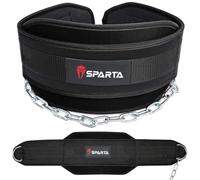 Cintura per body building, sollevamento pesi, salti e trazioni, con catena lunga 86 cm, cintura per pesi con catena, ideale per trazioni e dip, cintura per trazioni e trazioni, per uomini e donne
