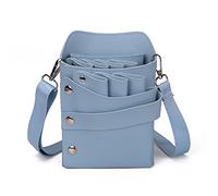 Cintura per borsa a forbice, cintura per borsa per forbici da parrucchiere, marsupio in pelle per parrucchieri Barbiere Parrucchiere Strumenti per parrucchieri Borsa per pettini C