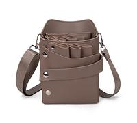 Cintura per borsa a forbice, cintura per borsa per forbici da parrucchiere, marsupio in pelle per parrucchieri Barbiere Parrucchiere Strumenti per parrucchieri Borsa per pettini B