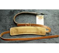 Cintura Per Chitarra Gaucho Vintage In Pelle Marrone