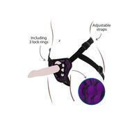 Cintura per dildo indossabile anale vaginale fallo vibratore imbracatura strapon