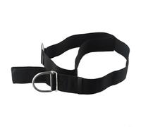 Cintura per immersioni tecniche e per montaggio laterale BCD con fibbia 316, cinghia in nylon regolabile con anello a D per sistema Backplate, nero