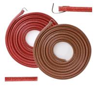 Cintura per macchina da cucire, 2 pezzi di ricambio in pelle con gancio, 182,9 cm 3/16" cinghia universale in pelle accessori per macchina da cucire parti