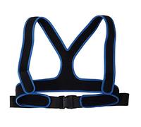 Cintura per sedia a rotelle Cinghia per cintura di fissaggio per sedia a rotelle elastica traspirante antiscivolo per anziani, costretti a letto, obesit(Nero)