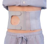 Cintura per stomia addominale, comoda cintura per colostomia, cintura di supporto per stomia regolabile, cintura portatile per ileostomia, cintura per colostomia, fascia per stomia addominale, cintura