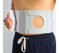 Cintura per stomia, fornitura di stomia addominale, forniture mediche per stomia, cintura invisibile per stomia e colostomia per uomini e donne per prevenire l'ernia dello stomia e rinforzare gli