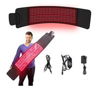 Cintura per terapia a luce rossa, per terapia con luce rossa per il corpo, 3 in 1, fascia per terapia del corpo con timer e terapia remota e rilassamento muscolare, infiammazione, dispositivo per