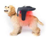 Cintura per terapia con luce infrarossa rossa per cani e gatti - Dispositivo ricaricabile a 42 LED per alleviare il dolore, guarire le ferit