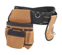 Cintura per Utensili, 12 Tasche, Borsa per la Vita a Rilascio Rapido Regolabile, con Supporto per Martello