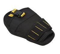 Cintura per utensili, 600d Oxford Polto di perforazione Fondina Borsa di stoccaggio Cintura per il polso portatile a cordone per trapano elettrico Chiavi (black)