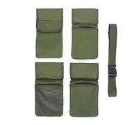 Cintura per utensili da giardino, sacchetto per attrezzi regolabile sacca per giardinaggio organizzatore di tela tampone per utensile in tela con 4 tasche per carpentiere