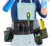 Cintura Porta Attrezzi Da Giardinaggio - Archiviazione Regolabile Multi-Tasca | Borsa Attrezzi Da Pulizia Da Vita | Per Lavoro Costruzione Giardinaggio Pulizie Giardino Hotel Bottiglia