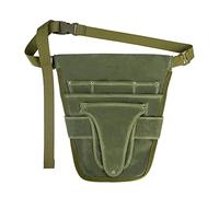 Cintura porta attrezzi da giardino con tasche multiple per donne e uomini, verde, 28,5 x 30 cm